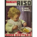 Rizsa egészséges olasz plakát